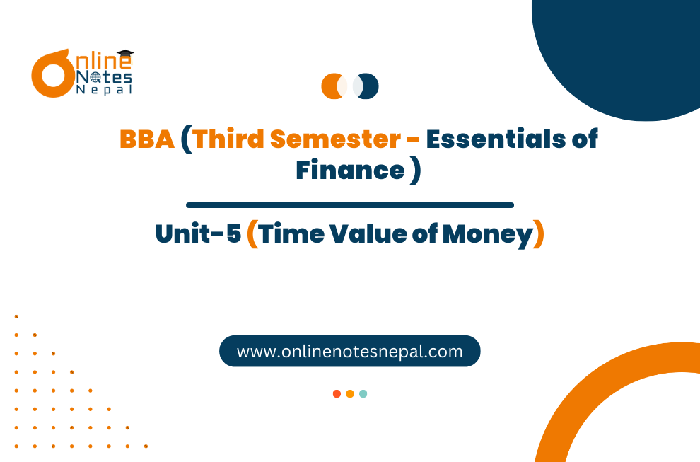 Time value and money